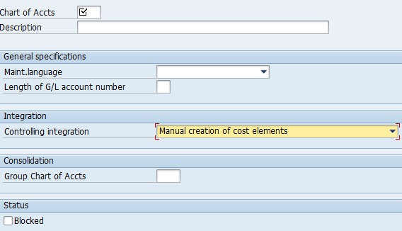 Elements Of Chart Of Accounts