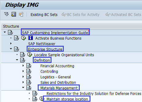 sap storage location assignment to plant