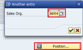 assignment of sales org to company code