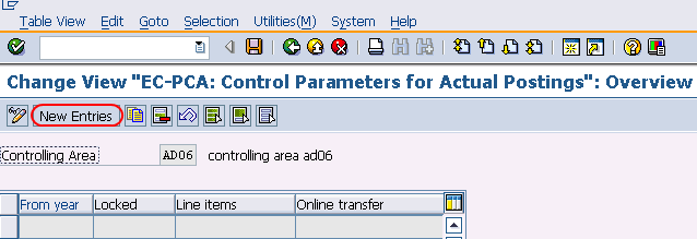 How to Set Control Parameters for Actual Data in SAP
