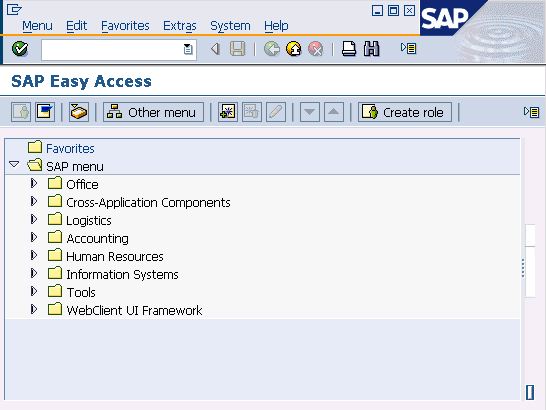 SAP Easy Access