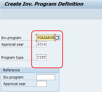 invest program definition