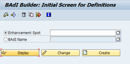SAP BADI builder