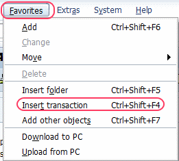Daily Transactional Codes favorites