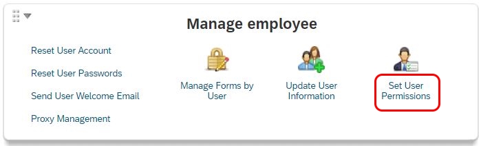 take action permission successfactors