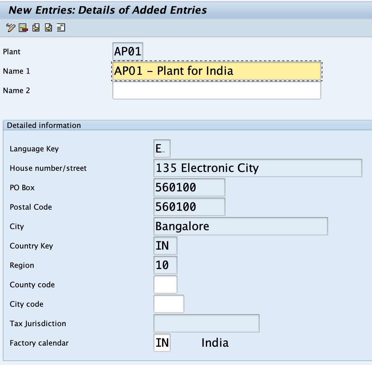 business place assignment to plant in sap