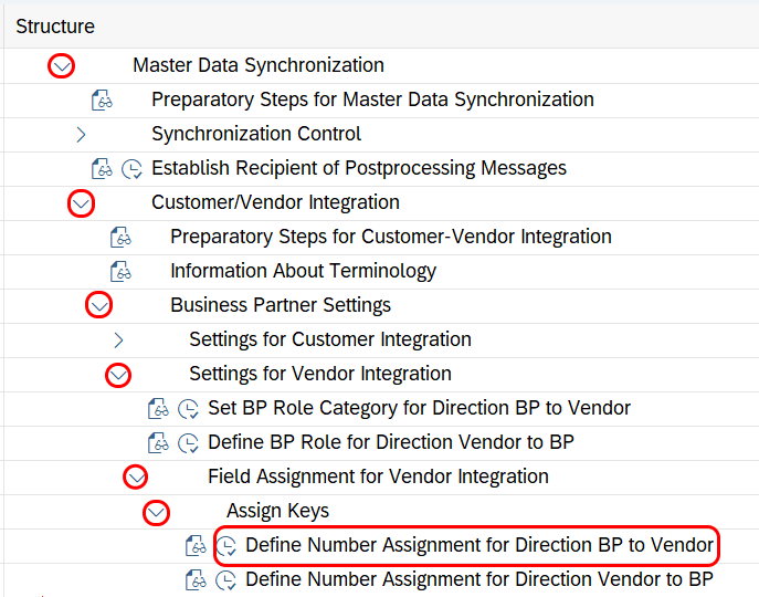 assignment number field in sap