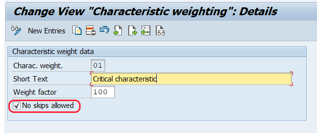 Crictical Characteristic in SAP QM