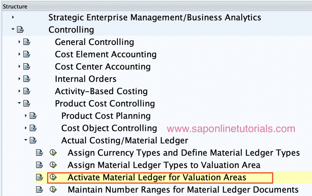 Material Ledger Must Be Set Productive For Valuation Area Activate Material Ledger for Valuation Areas in SAP S4 Hana - SAP Tutorial