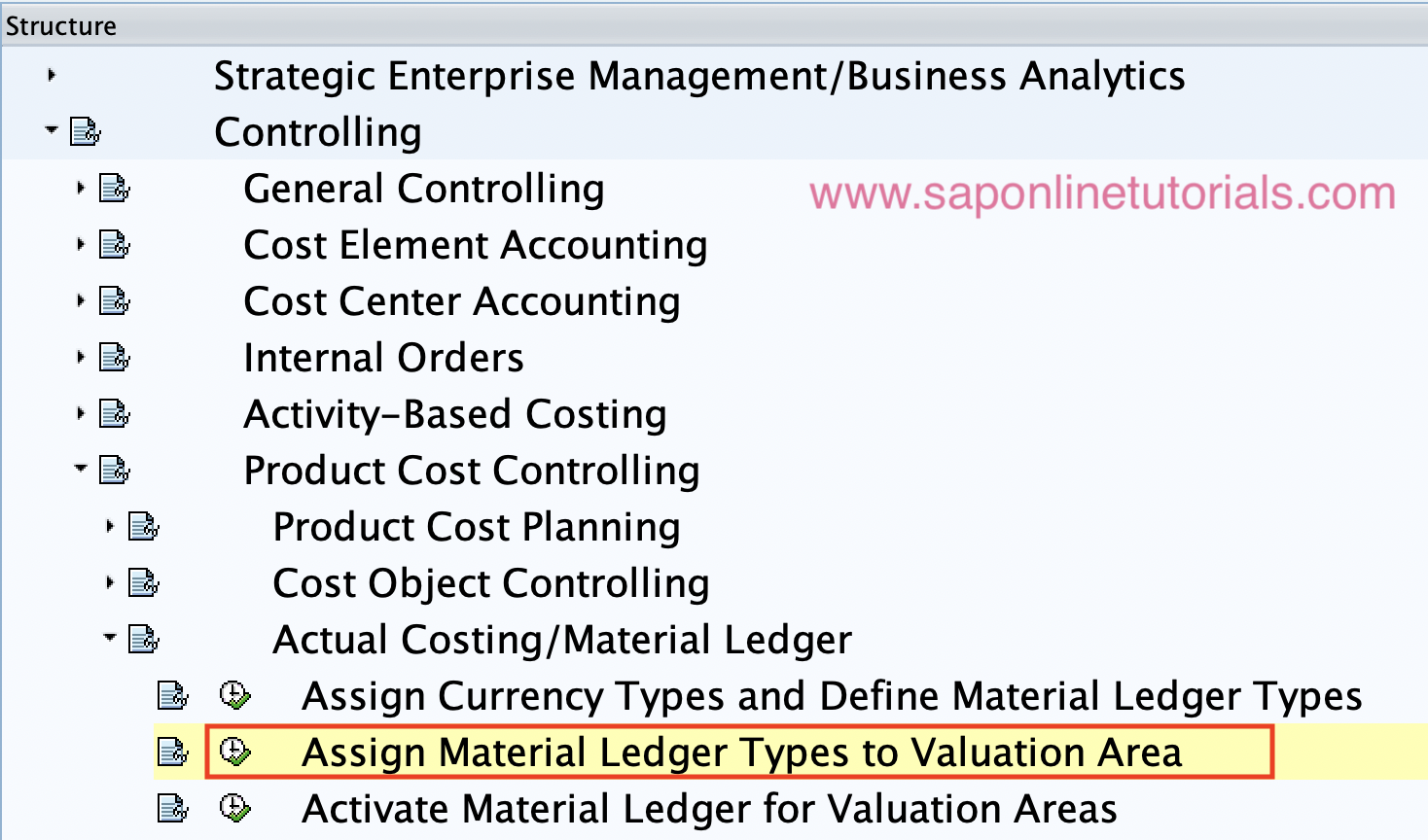 plant and valuation type assignment in sap