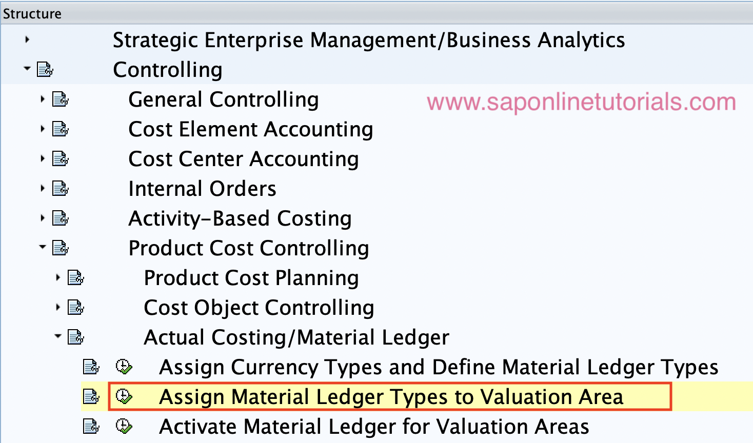 sap assignment of requirement types to transaction